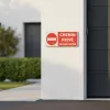 Panneau Interdit chemin privé défense d'entrer – propriété privée
