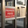 Panneau Interdit propriété privée défense d'entrer