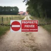 Panneau Interdit propriété privée passage interdit