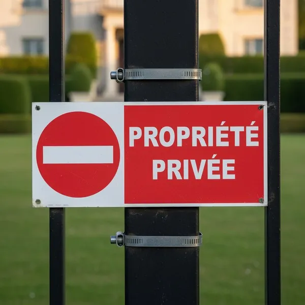Panneau Interdit propriété privée – Panneau propriété privée