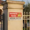 Panneau Propriété Privée Défense d’Entrer – Risques et Périls