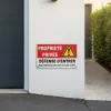 Panneau Propriété Privée Défense d’Entrer – Risques et Périls