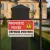 Panneau propriété privée danger électrique