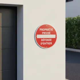 Panneau propriété privée accès interdit – Défense d’entrer