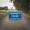 Panneau sans issue - panneau propriété privée voie sans issue