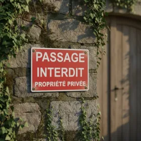 Panneau Passage interdit Propriété Privée - Signalétique