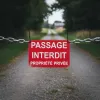 Panneau Passage interdit Propriété Privée - Signalétique