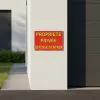 Panneau propriété privée défense d'entrée Jaune – Interdiction