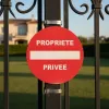 Panneau signalétique "Propriété privée" PVC - Interdiction