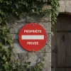 Panneau signalétique "Propriété privée" PVC - Interdiction