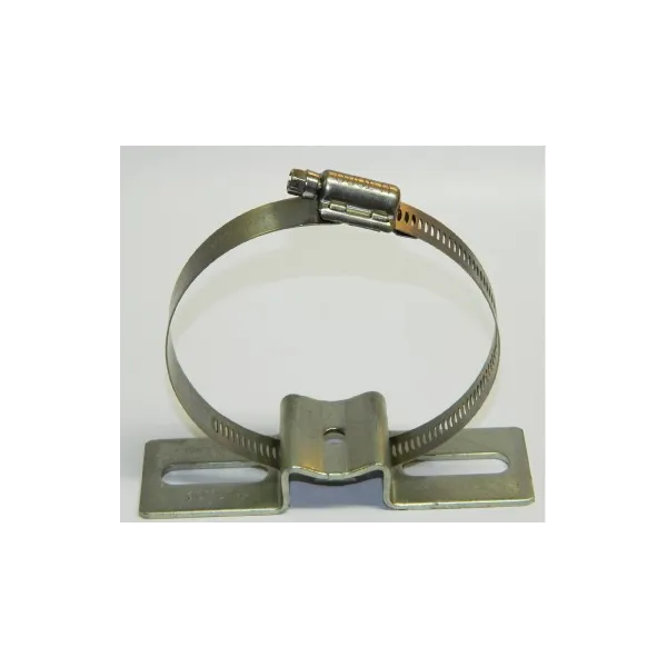 Bride de fixation pour poteau rond-Fixations-Panneaux Signalétiques