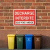 Panneau Décharge Interdite | Dépôt Sauvage - Amende