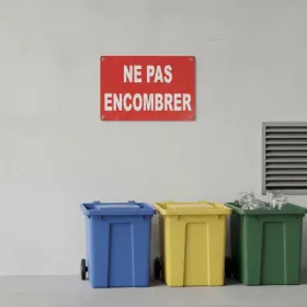 Panneau Ne pas encombrer – Panneau Dépôt interdit