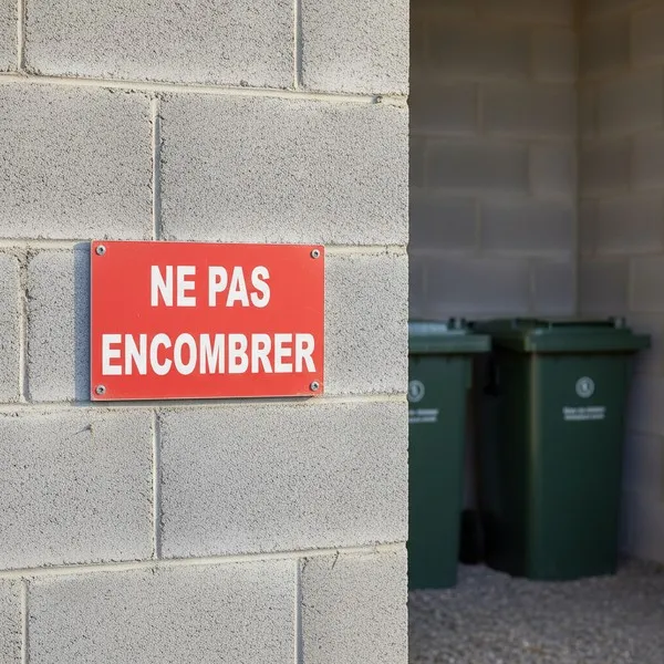 Panneau Ne pas encombrer – Panneau Dépôt interdit