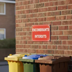 Panneau Encombrants interdits – Panneau Dépôt interdit