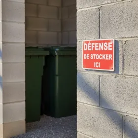 Panneau Défense de stocker ici – Panneau Dépôt interdit