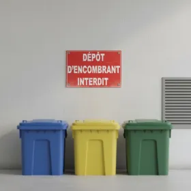 Panneau Dépôt encombrant interdit – Panneau Dépôt interdit
