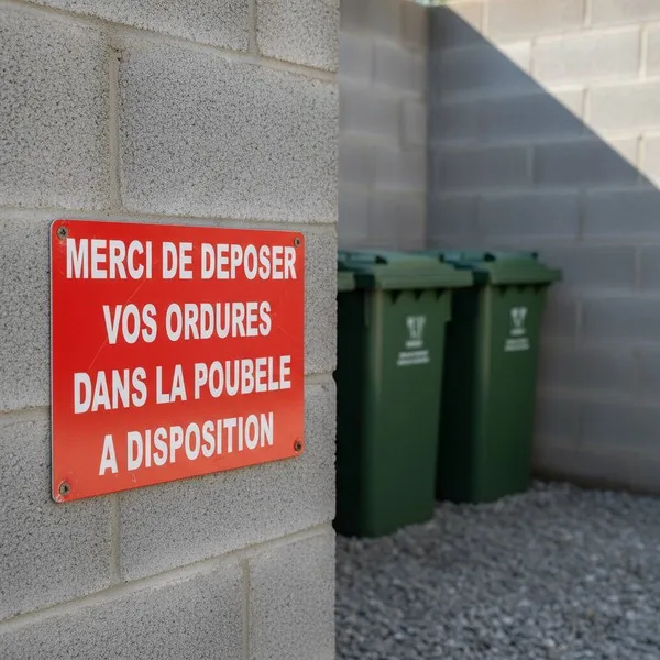 Panneau Dépôt Interdit Ordures – Déchets, Interdiction de Dépôt