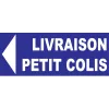 Panneau livraison petit colis à gauche-Signalétique magasin-Panneaux Signalétiques