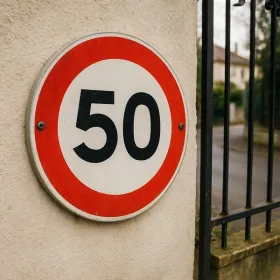 Panneau Limitation de vitesse à 50km/h – Panneau routier