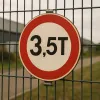 Panneau Interdit aux 3.5T alu classe 1 | Signalisation routière