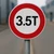 Panneau Interdit aux 3.5T alu classe 1 | Signalisation routière