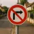 B2b Interdiction de tourner à droite – Panneau routier