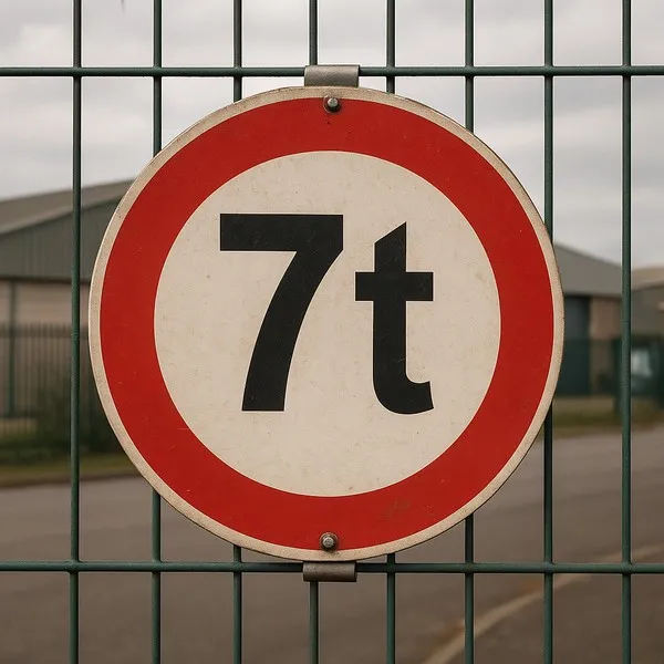 Panneau Interdit aux 7T – Panneau routier