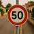 Panneau Limitation de vitesse à 50km/h – Panneau routier