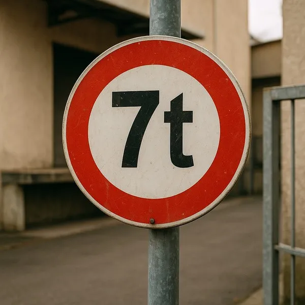 Panneau Interdit aux 7T – Panneau routier