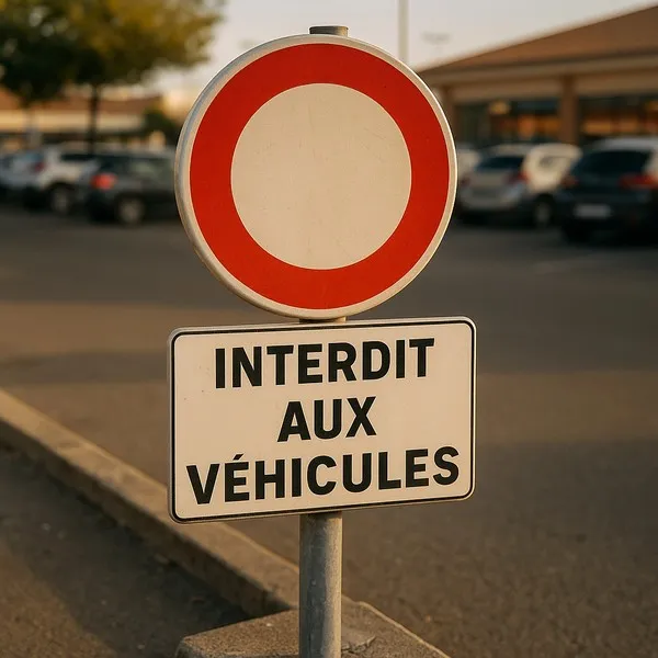 Panneau Interdit aux véhicules – Panneau routier