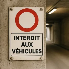 Panneau Interdit aux véhicules – Panneau routier