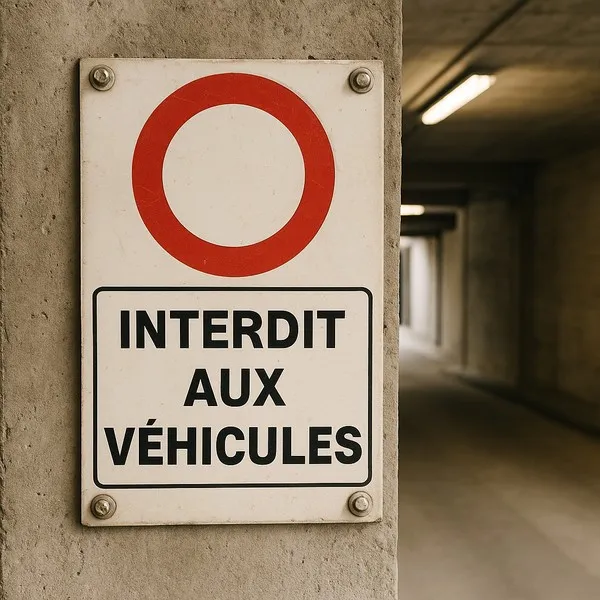 Panneau Interdit aux véhicules – Panneau routier