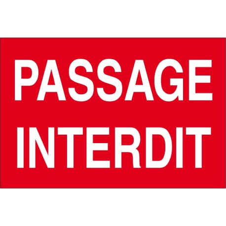 Passage Interdit