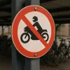 Panneau interdit aux motos – Panneau routier
