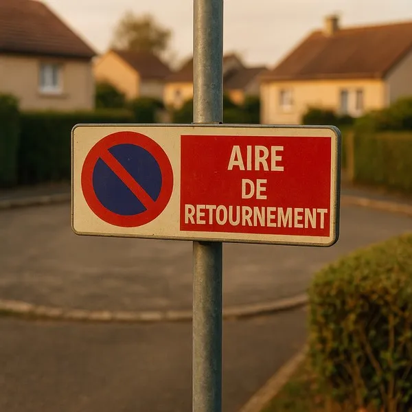 Panneau Aire de retournement – Panneau stationnement