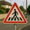 A13b Passage pour piétons – Panneau attention Danger