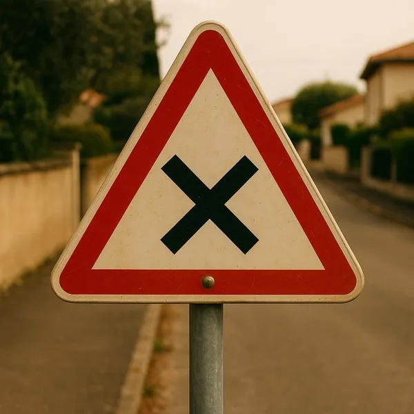 AB1 Priorité à droite – Panneau attention Danger