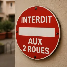 Panneau Interdit aux 2 Roues – Panneau routier