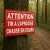 Panneau chasse tir à l’approche – signalisation chasse en cours