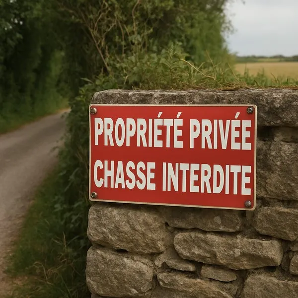 Panneau Propriété privée Chasse Interdite | Achat et Prix