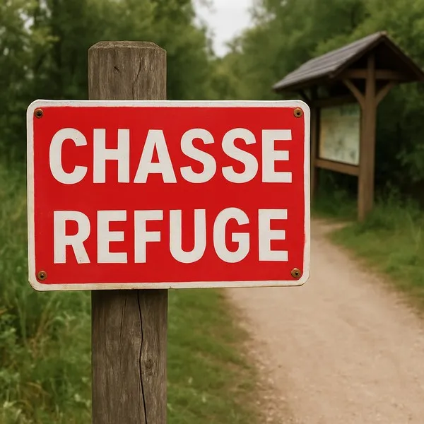 Panneau Chasse Refuge – Panneau chasse interdite