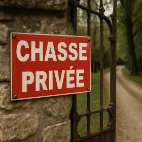 Panneau Chasse privée – Panneau chasse interdite