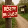 Panneau Chasse Gardée, Réserve, Interdite : Signalisation & Réglementation