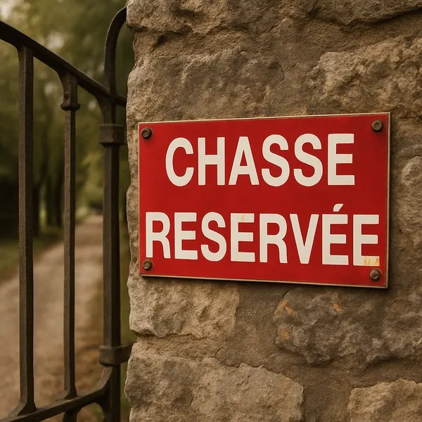 Panneau Chasse réservée – Panneau chasse interdite