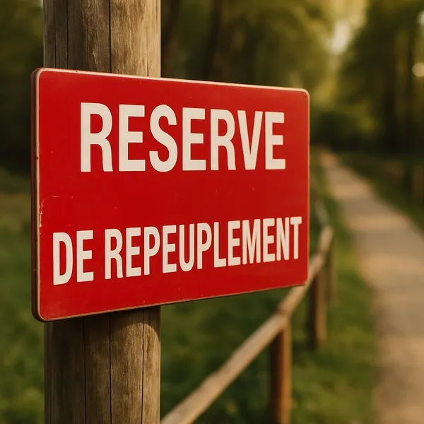 Panneau Réserve de repeuplement – Panneau chasse interdite
