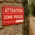 Panneau Attention zone piégée – Panneau chasse interdite