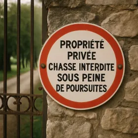 Panneau Propriété Privée Chasse Interdite | Signalétique Extérieure