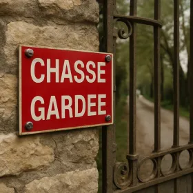 Panneau Chasse gardée (Lot de 10p) – Panneau chasse interdite