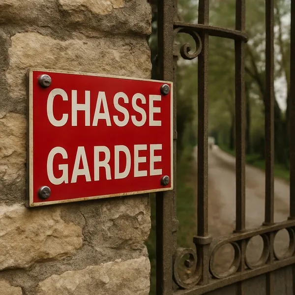 Panneau Chasse gardée (Lot de 10p) – Panneau chasse interdite